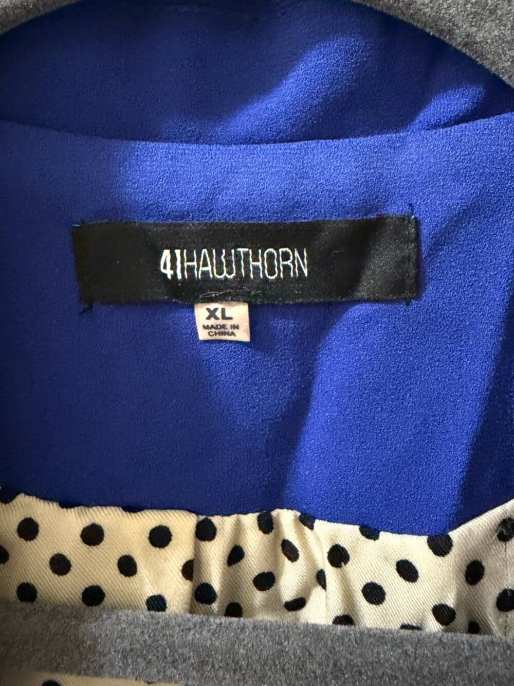 Royal Blue One-Button Blazer - Picture 2 of 4